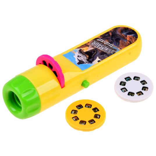 Projector torch with 24 slides dinosaurs TA0093