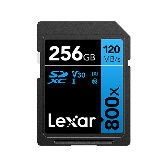 Lexar | Memory Card | Professional 800x PRO | 256 GB | SDXC | Flash memory class UHS-I