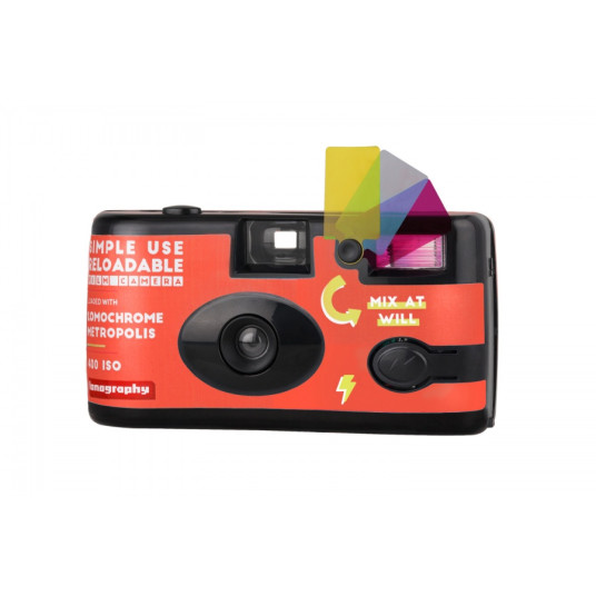 Lomography Simple Use Reloadable Film Camera 400/27 Metropolis