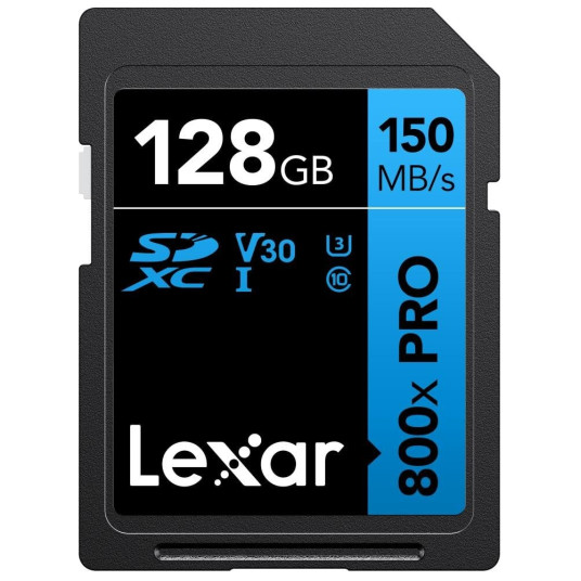 Lexar | Memory Card | Professional 800x PRO | 128 GB | SDXC | Flash memory class UHS-I