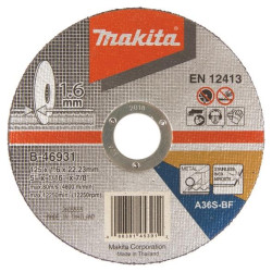 Makita B-46931 leikkuukiekko, 125 x 1,6 x 22,23 mm.