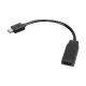 Lenovo 0B47089 videokaapelisovitin 0,2 m Mini DisplayPort HDMI Musta