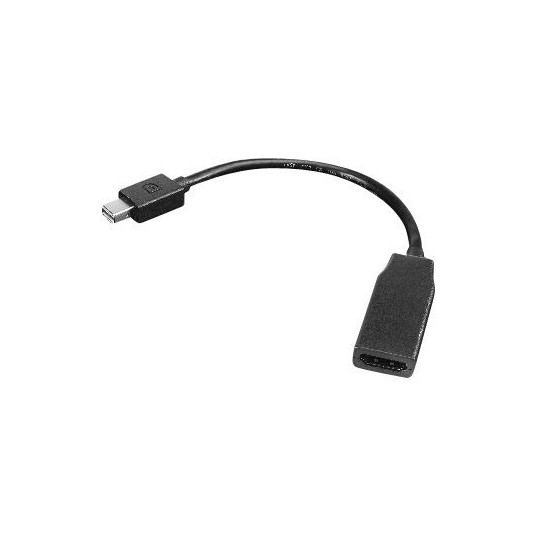 Lenovo 0B47089 videokaapelisovitin 0,2 m Mini DisplayPort HDMI Musta