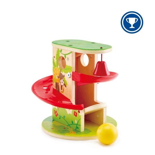 HAPE Ball Track Jungle Press and Slide, E0508