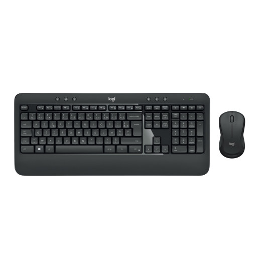 Logitech Advanced MK540 -näppäimistöhiiri mukana USB AZERTY Belgian musta, valkoinen