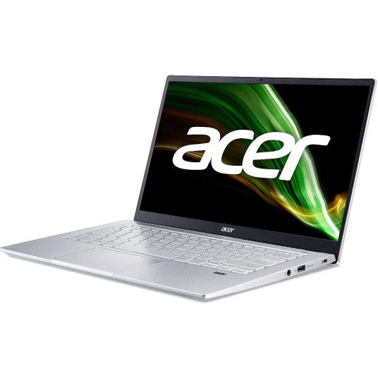 Acer Swift 3 SF314-43|AMD Ryzen 5 5500U (6C/12T, 2.1-4.0 GHz, 8MB)|8 GB DDR4|512 GB M.2 NVMe™ PCIe® 3.0 SSD|IEEE 802.11 a/b/g/n/ac/ax, Bluetooth 5.2|14" Full HD 1920x1080p IPS ComfyView LED-taustavalaistu näyttö|Windows 11 Pro|Päivitetty/päivitetty