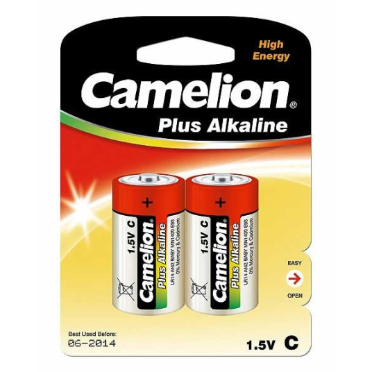 Camelion C/LR14, Plus Alkaline LR14, 2 kpl