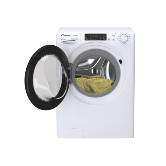 Candy Washing Machine with Dryer | CSHW4645TWB3/1-S | Energy efficiency class C/E | Front loading | Washing capacity 6 kg | 1400 RPM | Depth 45 cm | Width 60 cm | Display | Digit | Drying system | Drying capacity 4 kg | Steam function | White