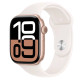 Watch Series 10 GPS + Cellular 46 mm Rose Gold Aluminium Case with Light Blush Sport Band - M/L