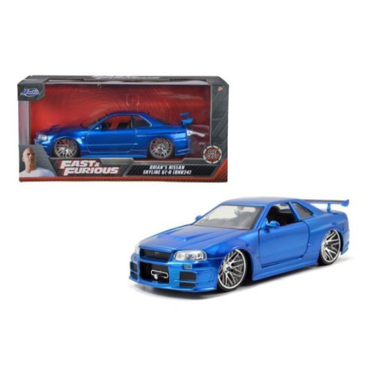 Auto Fast&amp;Furious Fast &amp; Furious 2002 Nissan Skyline 1:24 JADA