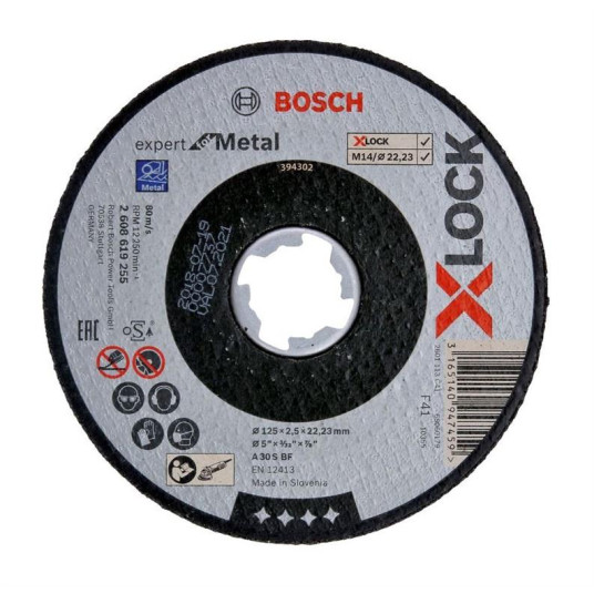 Leikkuupyörä BOSCH X-LOCK 125x2,5 mm