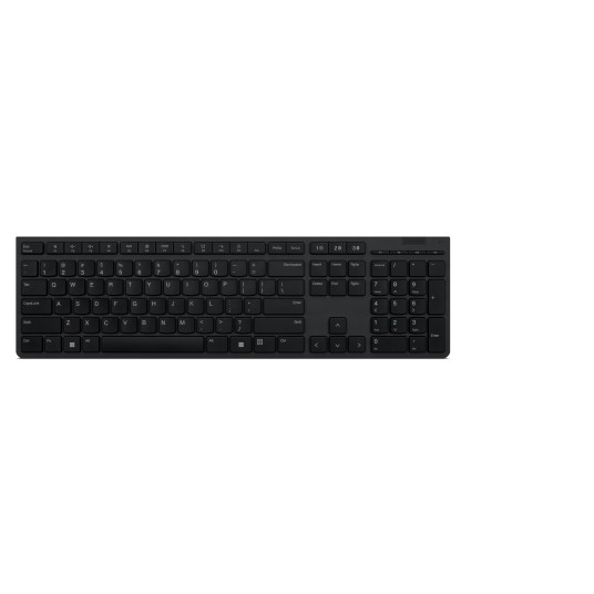 Lenovo Professional Langaton Ladattava Näppäimistö 4Y41K04075 NORD, Harmaa, Saksikytkimet