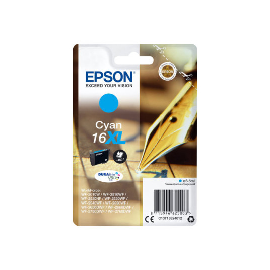 Epson 16XL mustepatruuna syaani