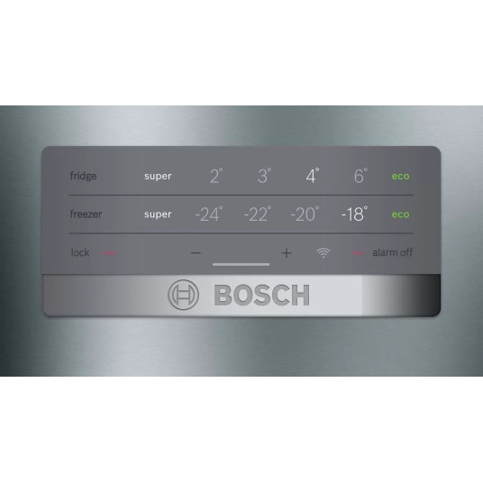 Bosch Serie 4 KGN397IEQ jääkaappipakastin pakastin 368 L E Ruostumaton teräs