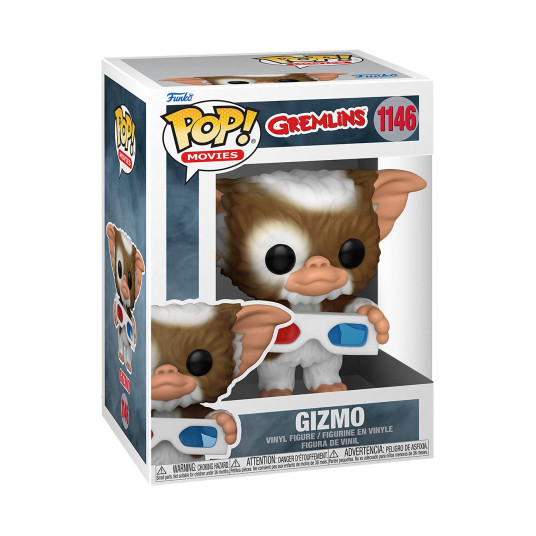 FUNKO POP! Vinyylihahmo: Gremlins - Gizmo w/3D-lasit: Gremlins - Gizmo w/3D-lasit