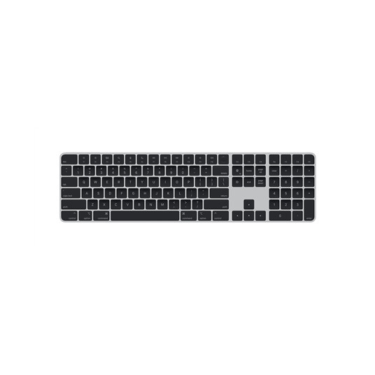 Näppäimistö Magic Keyboard with Touch ID and Numeric Keypad for Mac models with Apple silicon International English Black Keys MXK83Z/A