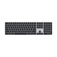 Näppäimistö Magic Keyboard with Touch ID and Numeric Keypad for Mac models with Apple silicon Russian Black Keys MXK83RS/A