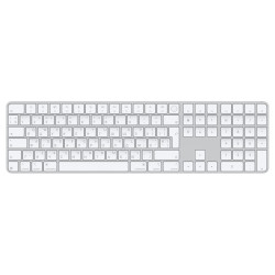 Näppäimistö Magic Keyboard with Touch ID and Numeric Keypad for Mac models with Apple silicon Ukrainian White Keys MXK73UA/A