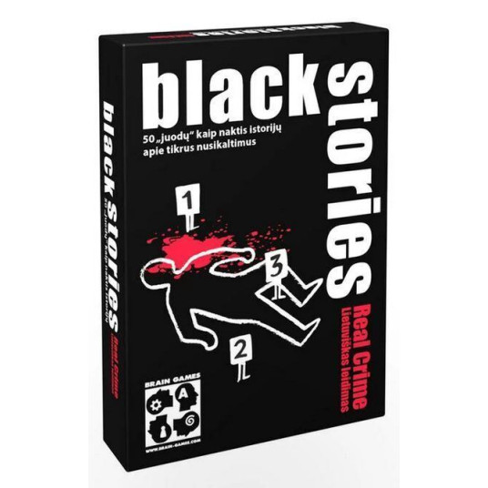 Lautapeli BLACK STORIES: REAL CRIME, LT