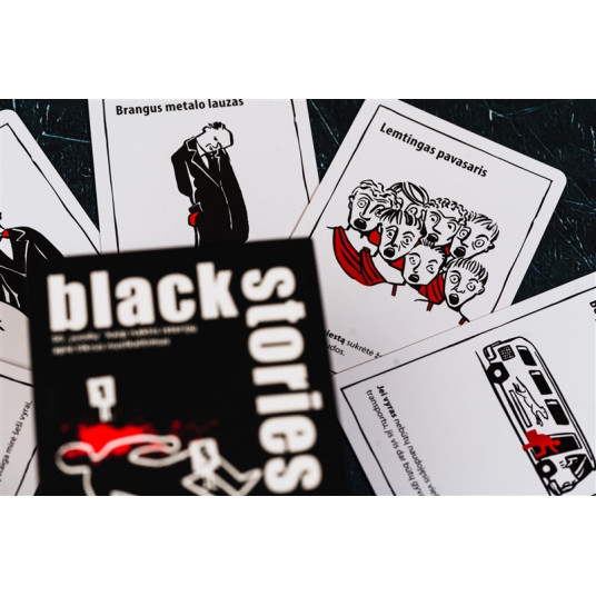 Lautapeli BLACK STORIES: REAL CRIME, LT