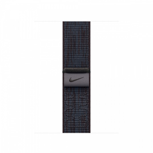 40 mm Black/Blue Nike Sport Loop