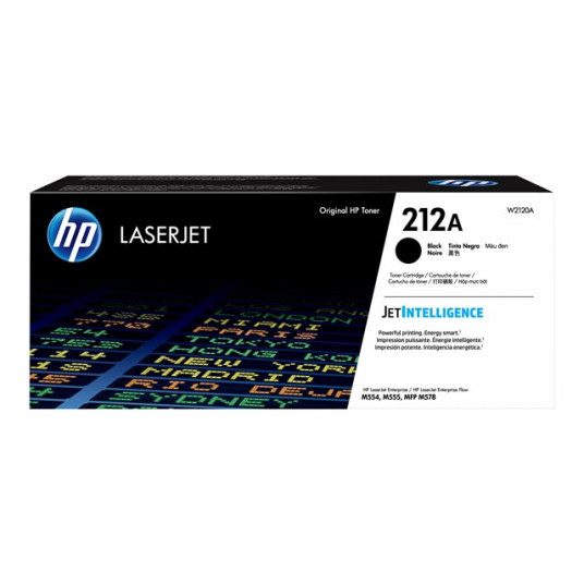 "HP Toner 212A W2120A Schwarz bis zu 5.500 Seiten"