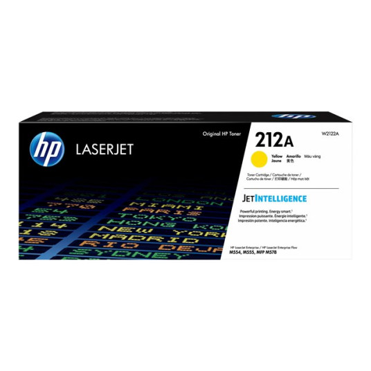 "HP Toner 212A W2122A Gelb bis zu 4.500 Seiten"