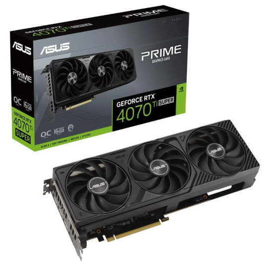 ASUS GeForce RTX 4070 Ti SUPER PRIME OC 16GB DLSS 3