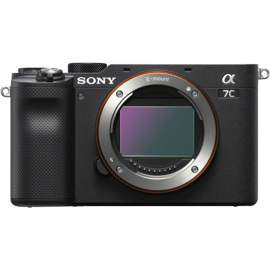 Sony A7C -runko (musta) | (ILCE-7C/B) | (α7C) | (Alpha 7C)