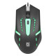Hiiri Defender Hit MB-601 Optical Gaming Mouse Black