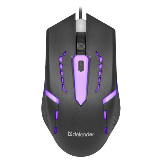 Hiiri Defender Hit MB-601 Optical Gaming Mouse Black