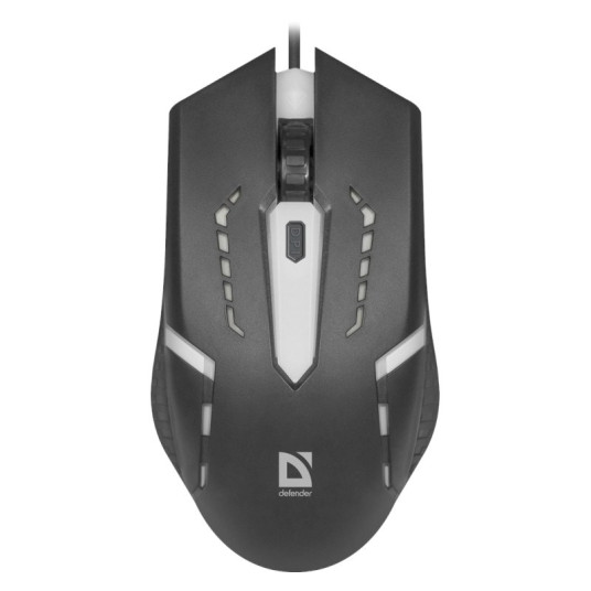 Hiiri Defender Hit MB-601 Optical Gaming Mouse Black