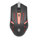 Hiiri Defender Hit MB-601 Optical Gaming Mouse Black