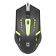 Hiiri Defender Hit MB-601 Optical Gaming Mouse Black