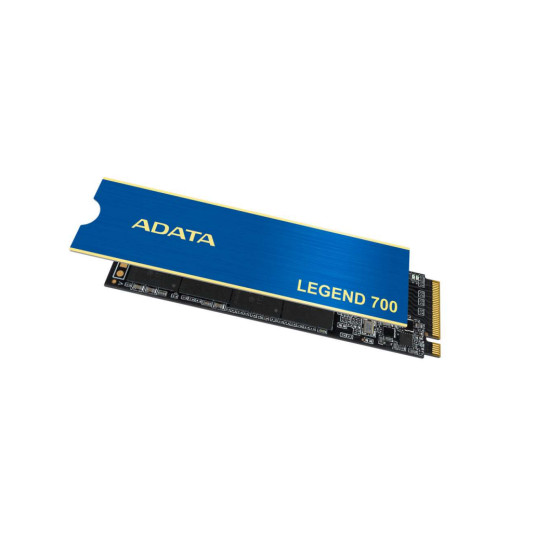 ADATA LEGEND 700 512 Gt, SSD-muoto M.2 2280, SSD-liitäntä PCIe Gen3x4, Kirjoitusnopeus 1600 MB/s, lukunopeus 2000 MB/s