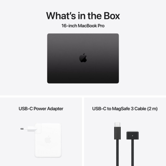 Kannettava Apple MacBook Pro 16" Apple M4 Pro 14C CPU, 20C GPU/24GB/512GB SSD/Space Black/RUS MX2X3RU/A