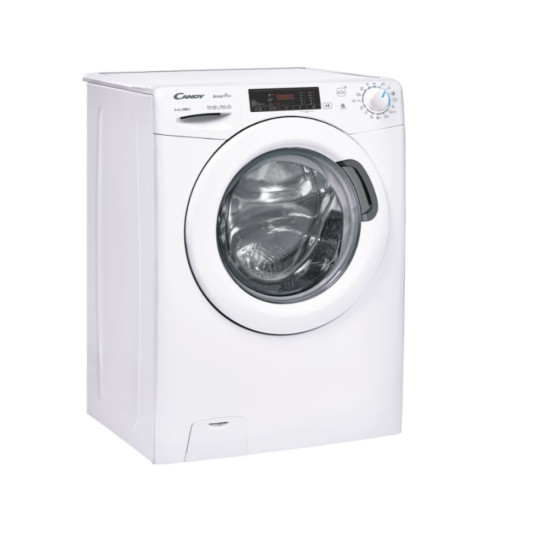 Candy Washing Machine with Dryer | CSHW 4645TW3/1-S | Energy efficiency class C/E | Front loading | Washing capacity 6 kg | 1400 RPM | Depth 45 cm | Width 60 cm | Display | Digit | Drying system | Drying capacity 4 kg | Steam function | White