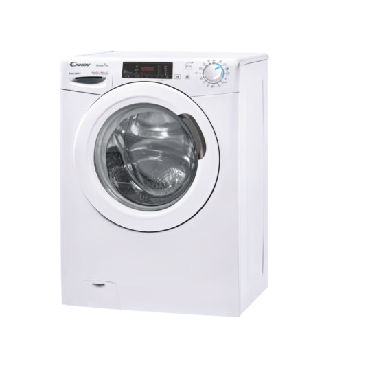 Candy Washing Machine with Dryer | CSHW 4645TW3/1-S | Energy efficiency class C/E | Front loading | Washing capacity 6 kg | 1400 RPM | Depth 45 cm | Width 60 cm | Display | Digit | Drying system | Drying capacity 4 kg | Steam function | White