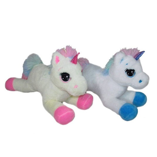 Pehmolelu - 0170 - UNICORN - 2 VÄRIÄ - koko 60 cm.