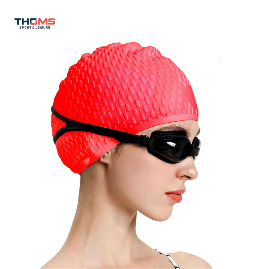Silikoni uimamyssy THOMS SkyTrip punainen, Unisex