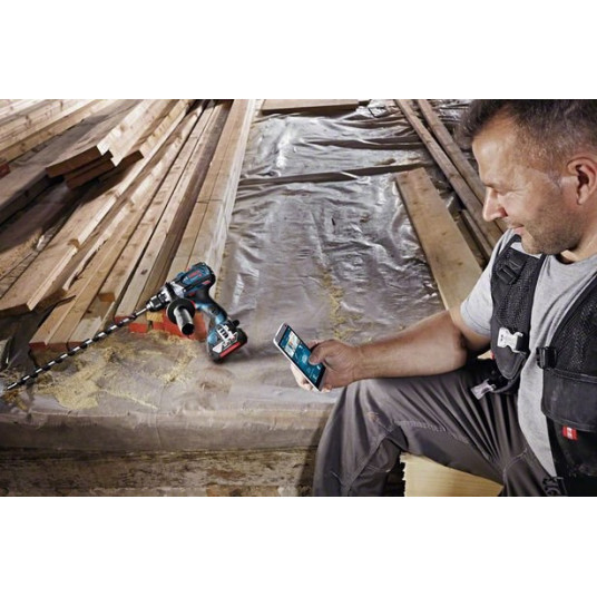 Bosch GSR 18V-110 C 2100 RPM Harjaton 1,8 kg Musta, sininen