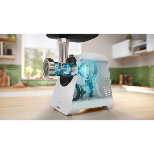 Bosch Meat Mincer | MFWS420W | White | 500 W | Number of speeds 2 | Throughput (kg/min) 2.5