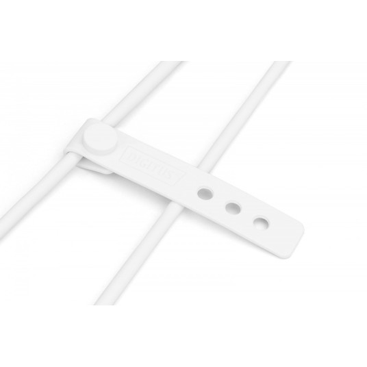 "Digitus USB-C 2.0 (ST-ST) 0,5m Ladekabel Silikon 60W Valkoinen"