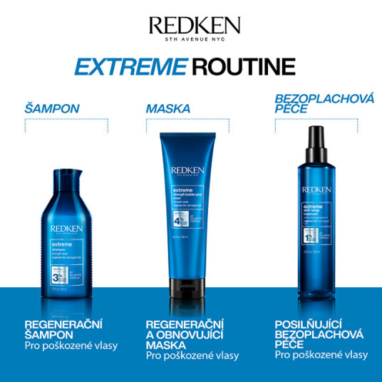 Redken - Extreme (Anti-Snap Anti-Breakage Leave Hoito) herkille ja vaurioituneille hiuksille - 250 ml - uusi pakkaus