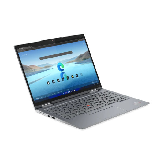 Lenovo ThinkPad X1 Yoga (Gen 8) Harmaa, 14", IPS, kosketusnäyttö, WUXGA, 1920 x 1200, häikäisynesto, Intel Core i7, i7-1355U, 32 Gt, SSD 512 Gt, Intel Iris Xe -näytönohjain, ei optista asemaa , Windows 11 Pro, 802.11ax, Bluetooth-versio 5.1, LTE päivitett