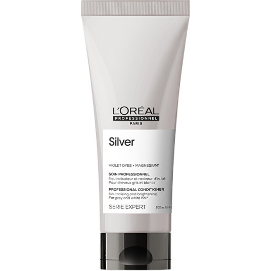 L´Oréal Professionnel - Hoitoaine harmaan ja valkoisen hiuksen ei-toivottujen sävyjen neutralointiin Expert Serie (Silver Neutral Ising Cream) - 200 ml