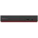 Lenovo ThinkPad Universal Thunderbolt 4 Smart Dock -johto Musta