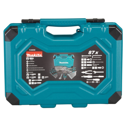 Makita E-08458 Mekaanikon työkalusarja 87 työkalua