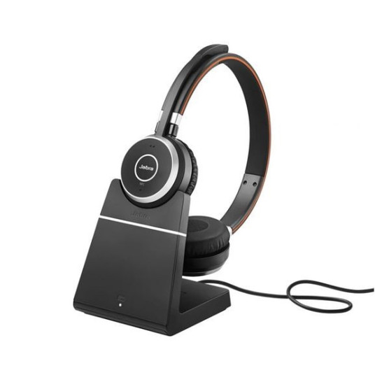 Kuulokkeet Jabra Evolve 65 TE Link390a MS Stereo Stand Black