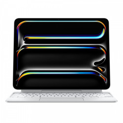 Magic Keyboard iPad Pro 13 tuuman (M4) - kansainvälinen suomenkielinen - valkoinen